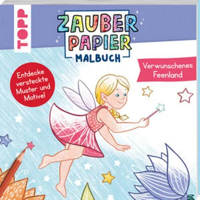 Obrázek produktu pro Kouzelné papírové omalovánky TOPP - Kouzelná pohádková země