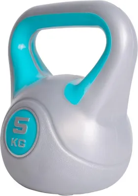A single kettlebell is shown against a white background.