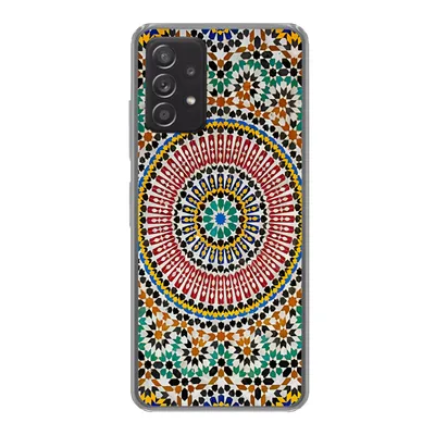 Produktbild von MuchoWow® Handyhülle Schutzhülle Hülle für Samsung galaxy a73 Ansicht eines marokkanischen Mosaiks von oben Silikon Softcase Handy Hülle - Handyhülle