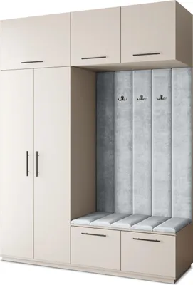 Produktbild von Masseno Garderobe-Set REMA 180/240/60 cm Modern Garderobenschrank Kaschmir