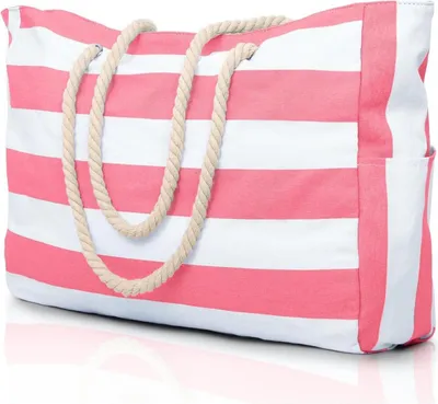 Produktbild von Oscaurt Streifen Strandtasche Damen Wasserdicht Groß mit