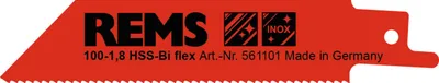 Produktbild von Rems Sägeblatt (100-1,8, 5 Stück, HSS-Bi flex, für Metall) 561101 R05