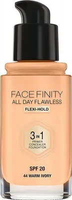 Produktbild von Max Factor Facefinity All Day Flawless Flexi-Hold 3in1 Primer Concealer Foundation SPF20 Flüssiges Make Up 3in1 44 30 ml