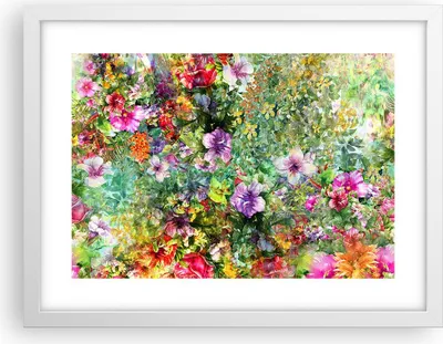 Produktbild von Gerahmtes Poster - Weißer Rahmen - blume sommer natur - 40x30 cm - Wand Bild - Wanddeko - Wandbilder - Kunstposter - Wandposter - Bilderrahmen - Bilder - Kunstdruck - Wandbild - P2WAA40x30-3842