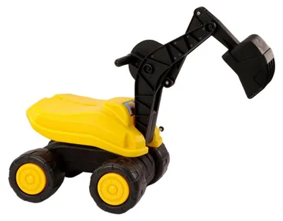 Produktbild von Leantoys Du?a Koparka ?ó?ta ?y?ka Ruchoma Obrót 360* Je?dzik Budowlany