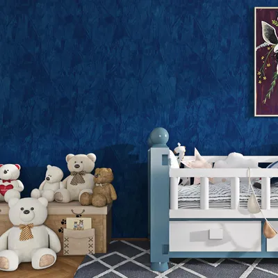 Immagine prodotto di Carta da parati in velluto blu, autoadesiva, 60 cm x 5 m