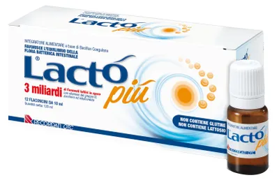 Immagine prodotto di Lacto Piu 3 Miliardi 12 Flaconcini