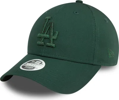 Zdjęcie produktu dla Czapka New Era 9Forty damska, model METALLIC, Los Angeles Dodgers, kolor: zielony (forest)