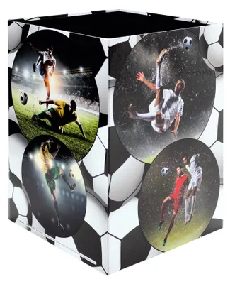 Immagine prodotto di HERMA 19739 Cestino in carta straccia design calcio cartone robusto 22x31,5 cm