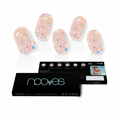 Produktbild von Falsche Nägel Nooves Peach Galettes Gel Selbstklebend metall