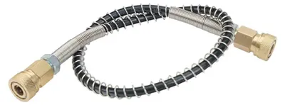 Produktbild von Hochdruck-Luftschlauch - Handpumpenschlauch 8 mm M10x1 - Schnellkupplung mit Innengewinde - 50 cm - Set mit 2 Verbindern