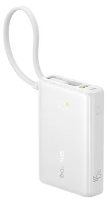 Produktbild von Baseus PicoGo, 10000 mAh, Lithium Polymer (LiPo), 45 W, Weiß