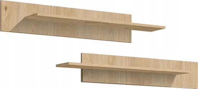 Obrázek produktu pro Set 2 závěsných polic FREYA - dub hickory jackson