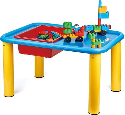 Immagine prodotto di Tavolo da costruzione PolyM - tavolo da gioco per bambini - multicolore