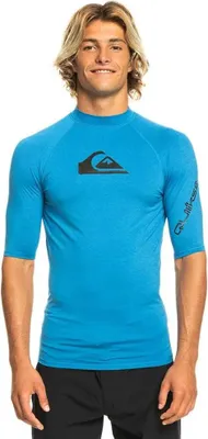 Produktbild von Quiksilver Alltime Kurzarm-rashguard Blau M Herren Blau M