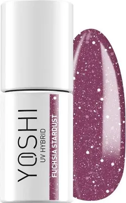 Produktbild von Yoshi | Hybrid-Nagellack - 524 Fuchsia Stardust - Hybrid-Gellack - Hybridlack - UV LED - 6ml - Profi Qualität - Violett