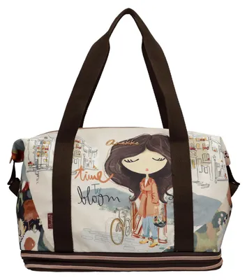 Productafbeelding van Anekke reistas Tulip Soft Extendable Travel Bag Multicolor veelkleurig
