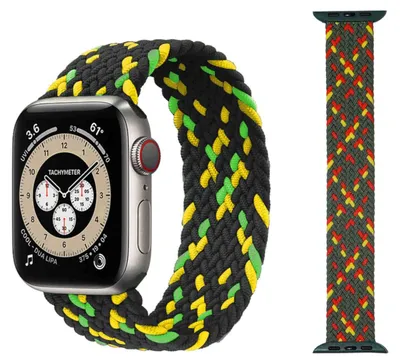 Produktbild von Für Apple Watch Series 10 42mm / 9 8 7 41 / 6 SE 5 4 40 / 3 2 1 38mm Uhr Nylon Armband Ersatz