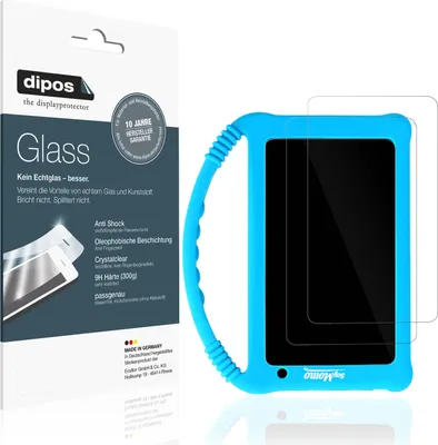Produktbild von 2x Schutzfolie für SoyMomo Tablet Lite 2.0 - Anti-Shock 9H Folie dipos Glass Kunststoffglas