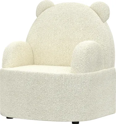 Produktbild von Kindersessel, Bärenform, weicher Teddyfleece, bis 3 Jahre, 52x48x59 cm, Beige