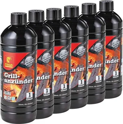 Produktbild von Flüssiger Grillanzünder und Holzkohlen Herstellerhilfe - 6 L