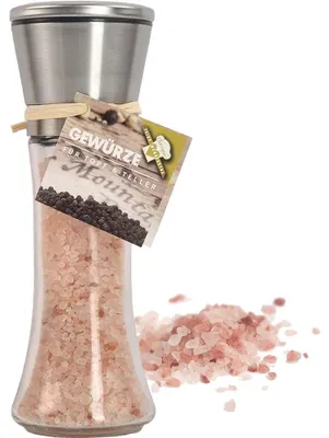 Produktbild von Grobes Salz in Salzmühle Rosa Salz aus Pakistan Vegan 175g