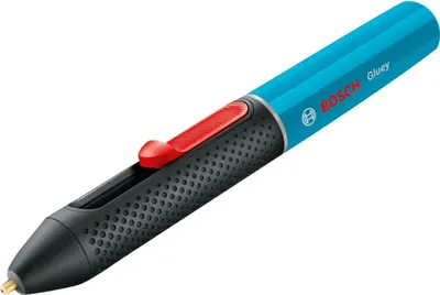 A product shot of a cordless glue gun.