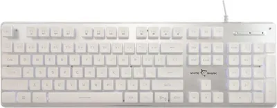 Produktbild von White Shark TACHI Gaming-Folientastatur, US-Layout, wei (GK-003241)