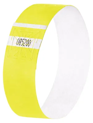 Image de sigel Eventbänder "Super Soft", petit paquet, jaune fluo en matériau particulièrement doux, résistant à la déchirure, avec (EB213)
