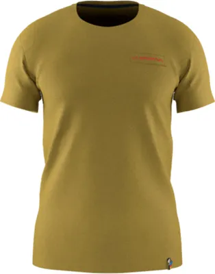 Mantra T-Shirt M von La Sportiva in gelb; geeignet für Klettern; mit schlichtem Design und Rundhalsausschnitt.