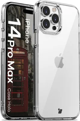 Produktbild von Bizon Case Halo für iPhone 14 Pro Max, transparent