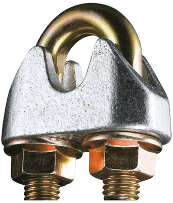 10 x Kabelklem 5 mm - Beugelklemmen für Staalkabel - Geeignet für Sonnensegel