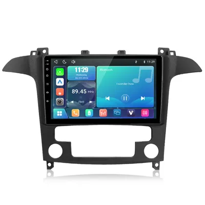 Obrázok produktu pre Hexinex 9" autorádio s operačným systémom Linux, kompatibilné s Carplay, pre vozidlá Ford S-Max WA6 (ročníky 2006-2015), s Wi-Fi, Bluetooth, ovládaním na volante (SWC), FM rádiom, RDS, DSP a 2Din USB portom