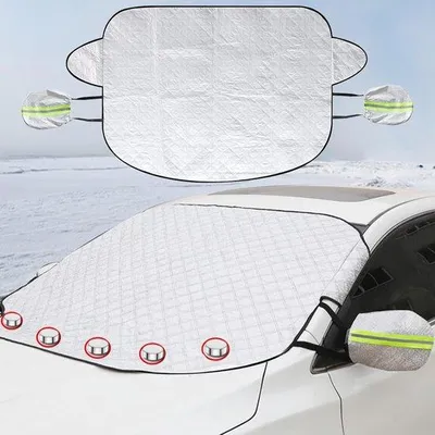 Produktbild von Universelle Magnetische Auto-Vorhangabdeckung - Anti-Schnee, Eis- und Sonnenschutz 148 x 116 cm