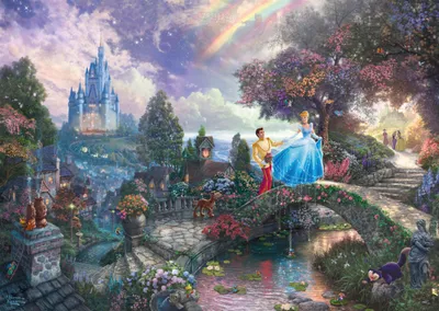 Produktbild von Schmidt Spiele Puzzle Thomas Kinkade: Disney Cinderella