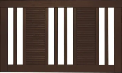 Produktbild von Vorgartenzaun Konsta Fenris 180 x 90 cm braun