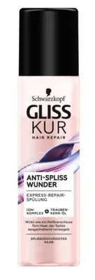 Produktbild von Schwarzkopf Gliss Kur Anti-Spliss Wunder, Haarspray, Frauen, Sprödes Haar, 200 ml, 1 Stück(e)