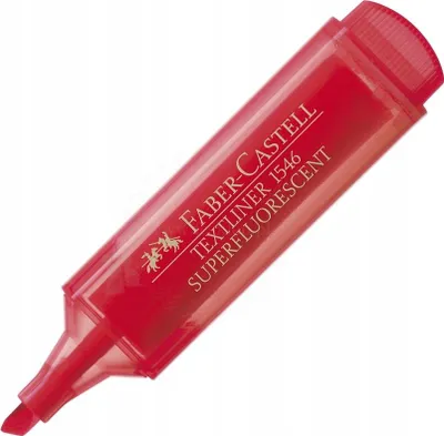 Image de FABER-CASTELL surligneur TEXTLINER 1546, rouge