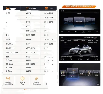 Produktbild von Drahtloses CarPlay, Kamerasupport, Bildschirmspiegelung, NTG5.0