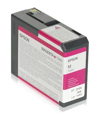 Image de Epson Tintenpatrone magenta T 580 80 ml T 5803
