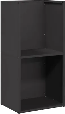 Produktbild von vidaXL Brennholzregal Schwarz 40x30x80 cm Kaltgewalzter Stahl