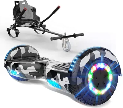 Produktbild von 6,5 Zoll Hoverboard mit Hoverkart Elektro Scooter Self Balance Scooter E Scooter für Kinder und Jugendliche