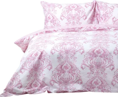 Obrázek produktu pro Sada peřin HOMESCAPES se vzorem Toile De Jouy, 230 x 220 cm, růžová