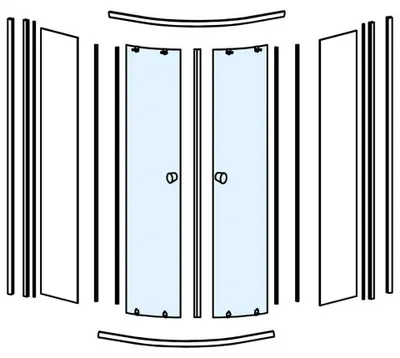 Produktbild von Aqualine Glas zum HLS800Y, beweglicher Teil