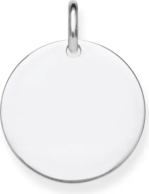 Produktbild von THOMAS SABO Anhänger "18mm Scheibe" Silber - e Grav