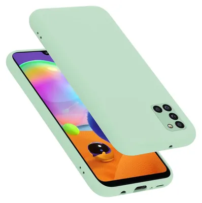 Obrázek produktu pro Cadorabo Protective Case for Samsung Galaxy A31 Case in Green Obal na mobilní telefon TPU Etui