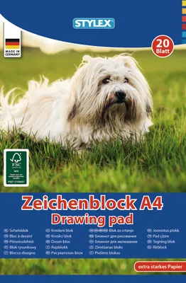 Produktbild von Zeichenblock DIN A4 20 Bl. 120g