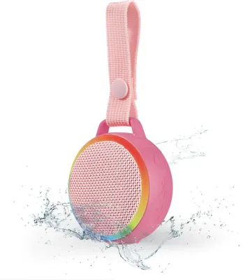 Produktbild von Silvercrest Bluetooth Lautsprecher Sound Spot Wasserdicht mit Licht Pink