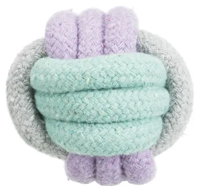 Produktbild von TRIXIE Junior Knoten-Ball, Tau, Ø 6 cm
