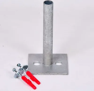 Produktbild von Bodenplatte zum Aufschrauben Aufschraubhülse - verstellbar - 34 mm